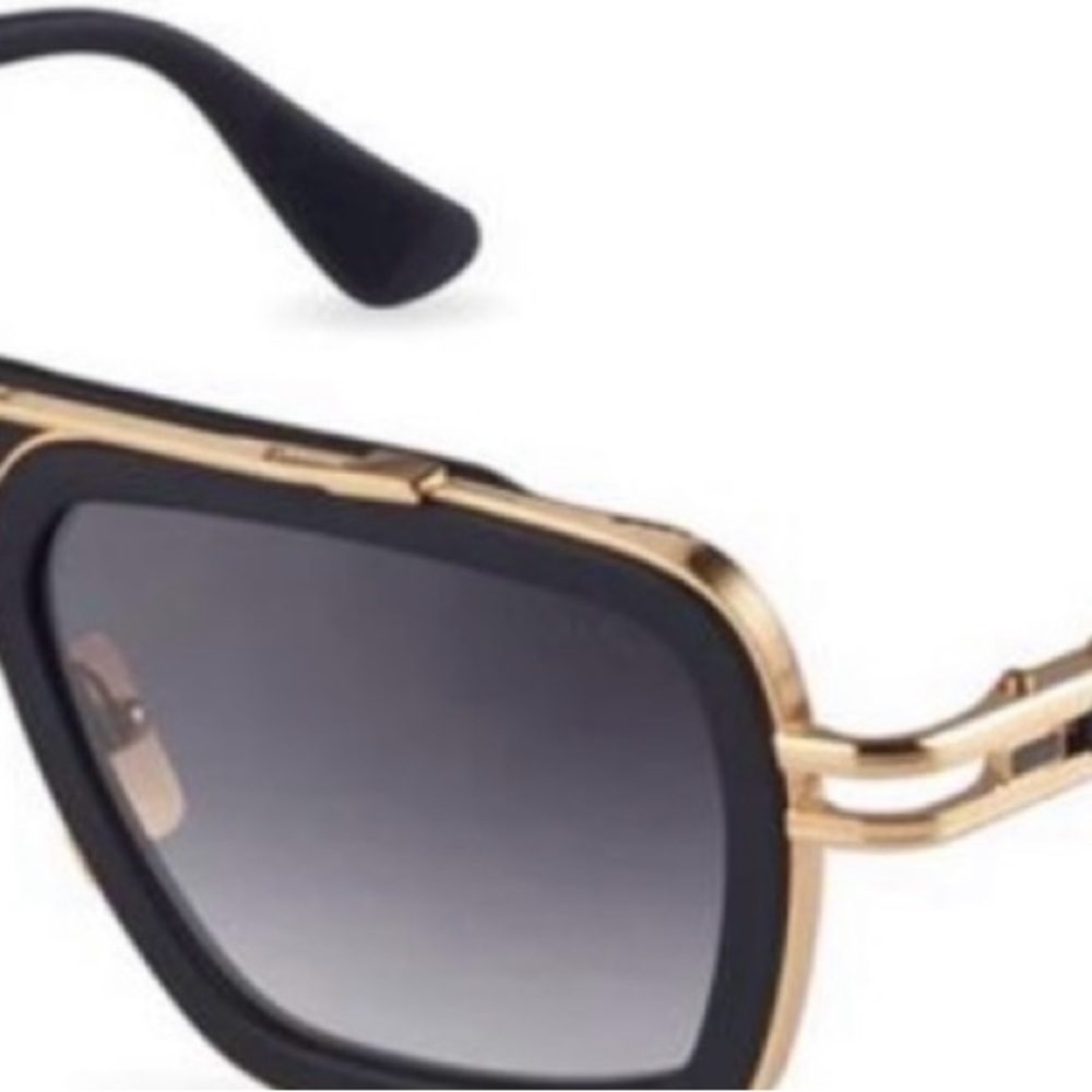 DITA LXN-EVO DTS403-A-01 MATTE BLACK -YELLOW GOLD- DARK GREY GRADIENT SUNGLASSES